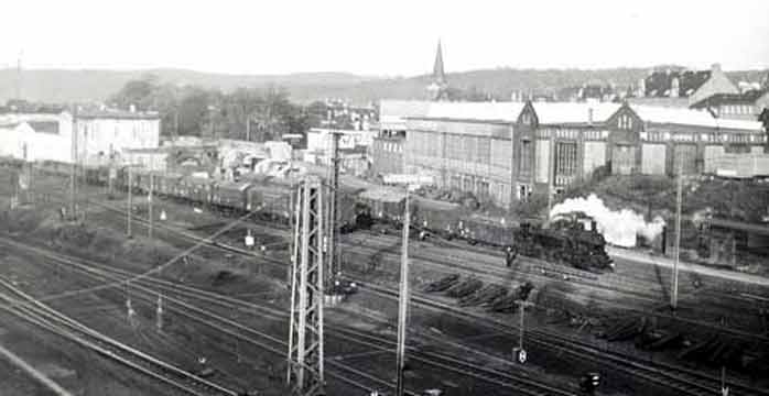 Güterverkehr in Vohwinkel 1971 (Foto Dieter Kraß)