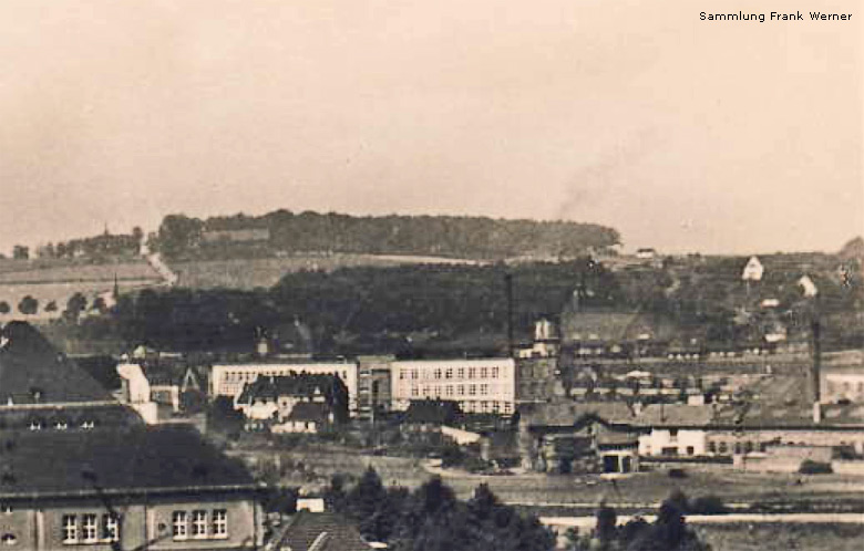 Blick vom Stadtwald zur alten Ziegelei am Bruch 1939 (Sammlung Frank Werner)