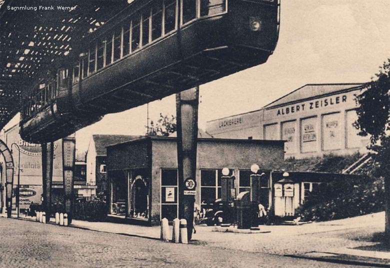 Das Autohaus Albert Zeisler in Wuppertal-Vohwinkel (Sammlung Frank Werner)