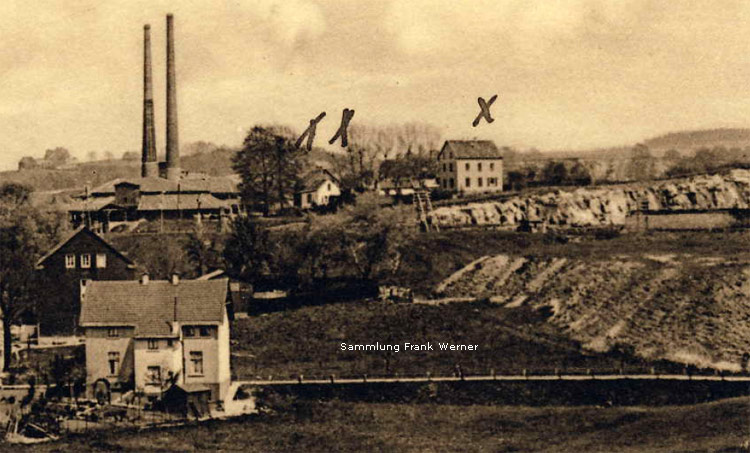 Blick auf Dornap auf einer Postkarte um 1912 (Sammlung Frank Werner)