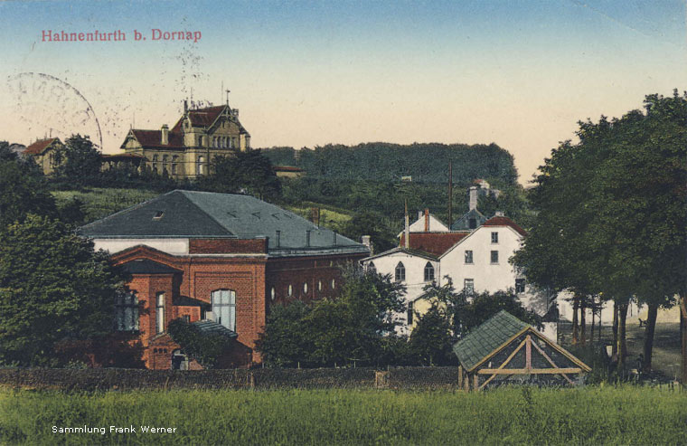 Hahnenfurth auf einer Postkarte von 1914 (Sammlung Frank Werner)