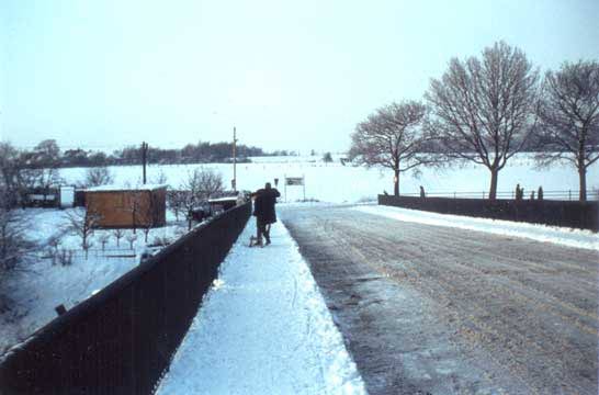 Die lange Brücke Weihnachten 1964 (Sammlung Dieter Kraß)