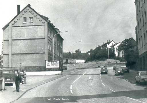 Bahnstraße 1975 (Foto Dieter Kraß)