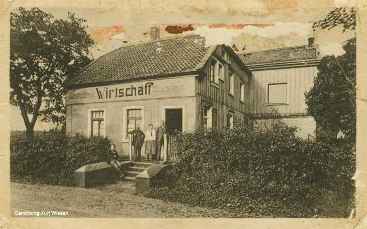 Die Wirtschaft an der Bahnstraße 208 (Foto Sammlung Kurt Wiesen)