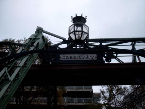 Bismarcksteg im Oktober 2002