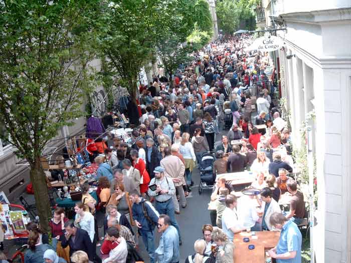 Stra&szlig;enfest in der Luisenstra&szlig;e am 22. Mai 2005
