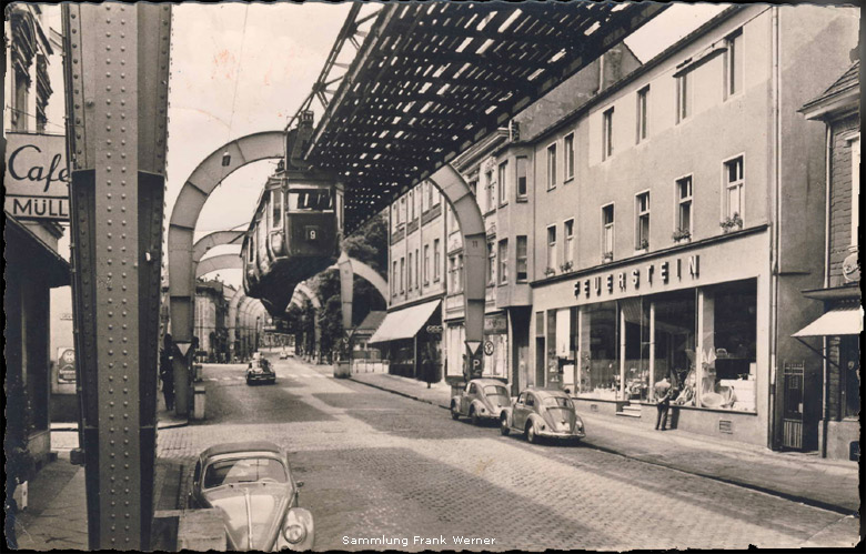 Kaiserstraße in Vohwinkel 1960 (Sammlung Frank Werner)