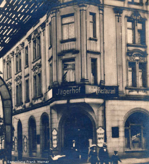 Hotel Restaurant Jägerhof 1920er Jahre (Sammlung Frank Werner)