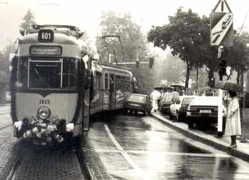 Straßenbahnunfall (Foto Dieter Kraß)