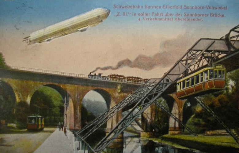 Sonnborner Brücke 1912 (Sammlung Heinz Loss)