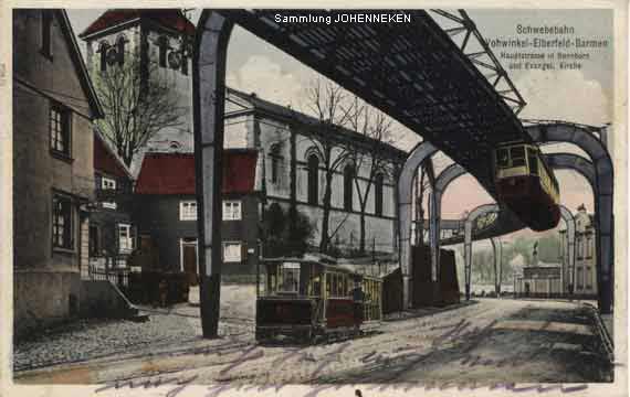 Evangelische Kirche in Sonnborn 1911 (Sammlung Udo Johenneken)