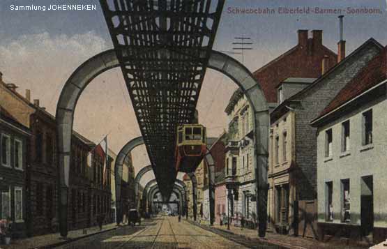 Schwebebahn-Haltestelle Sonnborn (Sammlung Udo Johenneken)
