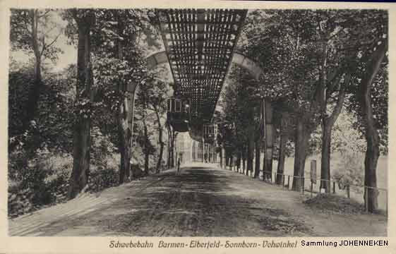 Die Landstrecke bei Sonnborn 1910 (Sammlung Udo Johenneken)