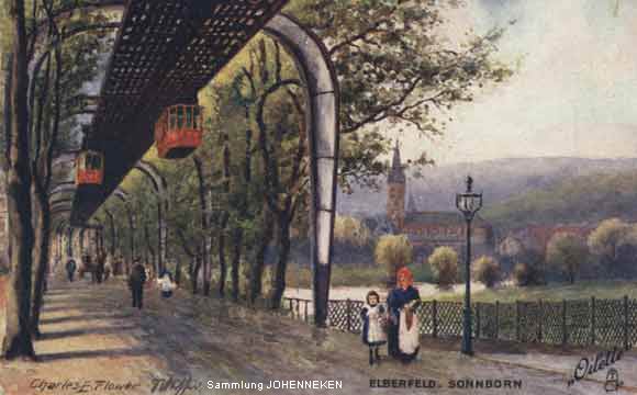Die Landstrecke bei Sonnborn 1911-1914 (Sammlung Udo Johenneken)