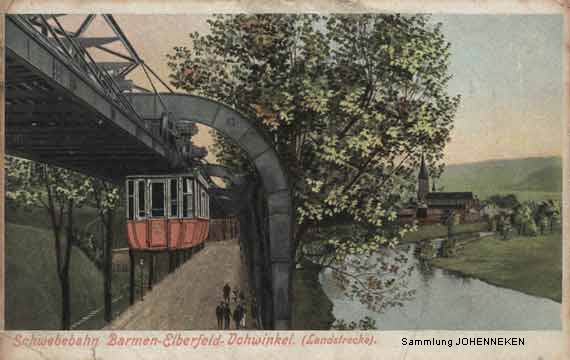 Die Landstrecke bei Sonnborn 1907 (Sammlung Udo Johenneken)