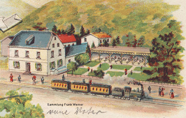Die Ruthenbeck auf einer Postkarte von 1903 - Ausschnitt (Sammlung Frank Werner)