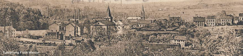 Blick vom Zoologischen Garten Elberfeld auf Sonnborn auf einer Postkarte von 1901 - Ausschnitt (Sammlung Frank Werner)